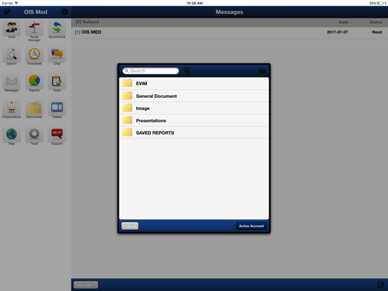 OIS Med iPad  سکرین شاٹس